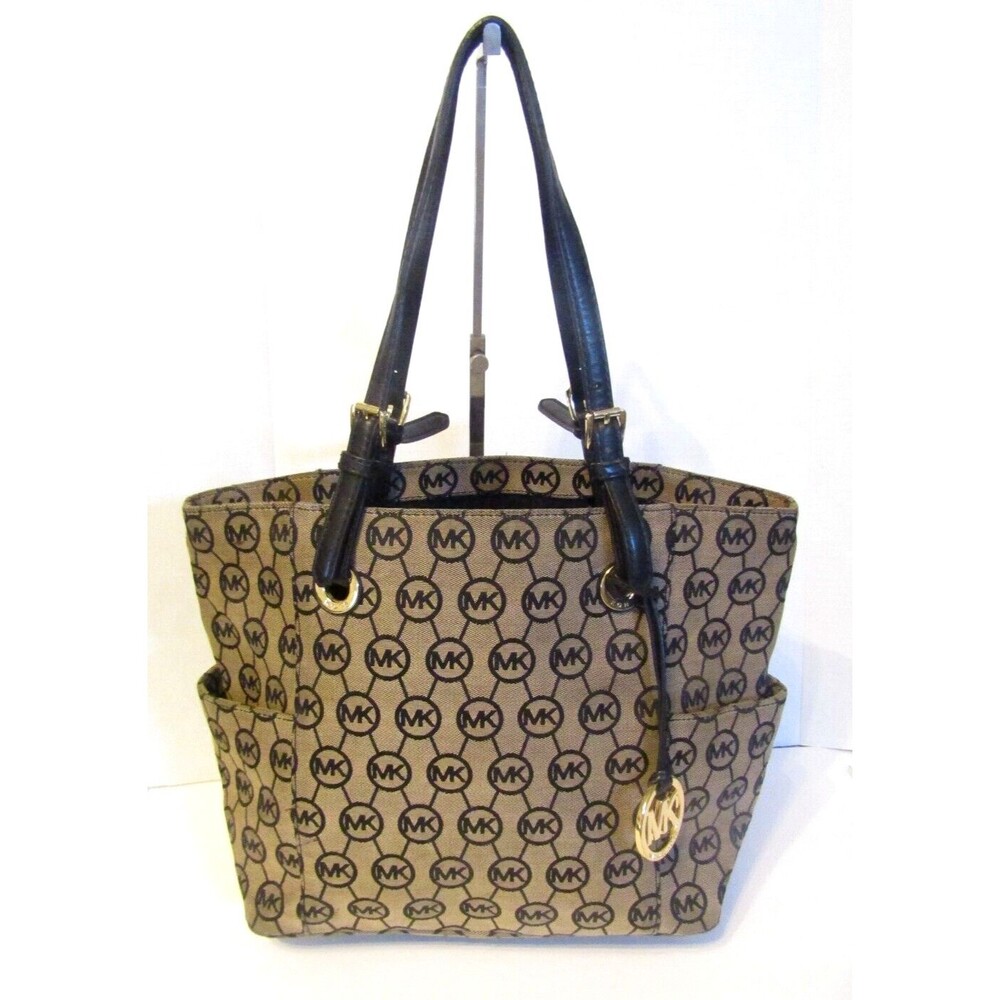 Michael Kors Grayson Tote MK Monogram Shoulder Bag Chic Quiet Luxury - Picture 3 of 11